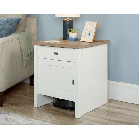 Sauder Cottage Road Robot Vac Side Tbl Glw 3a 436858