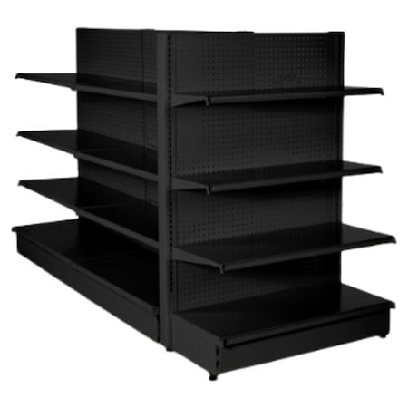 Specialty Store Services End Cap, Blk, 84 in H, 36 in W 1397BM
