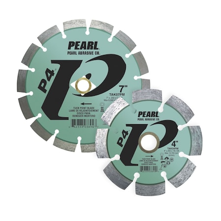 Pearl P4 Tuck Point Blade 4-1/2in x .250 x 7/8in, 5/8in TAK45PM