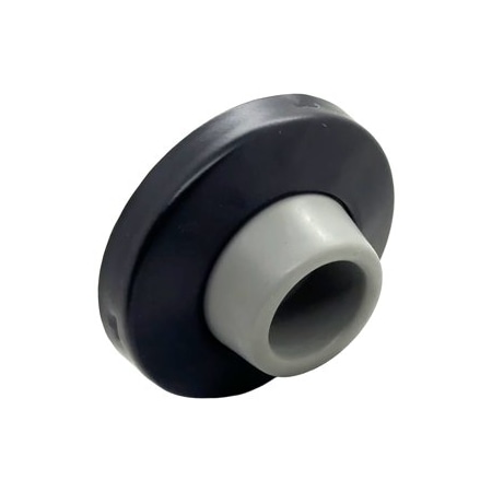 Ives Wall Stop With Plastic Anchor Concave Rubber, With Drywall and Masonry Anchors, 622/BLK Flat Black WS406/407CCV BLK