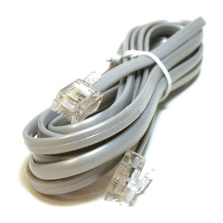 Monoprice Phone Cable, Rj11, 6P4C, Rev, 7 ft. 929