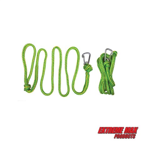 Extreme Max Extreme Max 3006.2579 BoatTector PWC Dock Line - Value 2-Pack with 7' and 14' Lengths 3006.2579