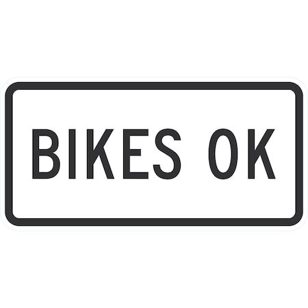 Lyle Bikes Ok, 24x12, Non-Reflective, White G-11701-NA_24x12