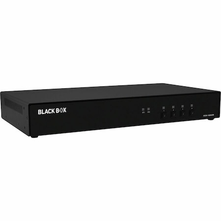 Black Box BLACK BOX NIAP4 SECURE KVM SWITCH, 4 PORT SINGLE HEAD DP W/MST IF OUTSIDE TAPE IS BROKEN KVS4-1004VM