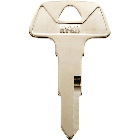 Hy-Ko Key Blank, Brass, Nickel, For: Honda's Motorcycle 11010HD74