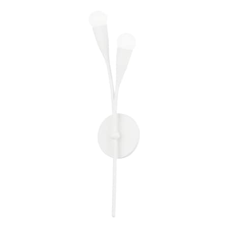 Mitzi Eny Lee Parker X Elsa 2 Light Wall Sconce 33.75 In. Textured White H689102-TWH