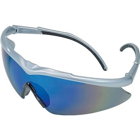 Msa Safety 10083094 Safety Glasses, Unisex, AntiFog Lens, Wraparound Frame, Silver Frame 10083078