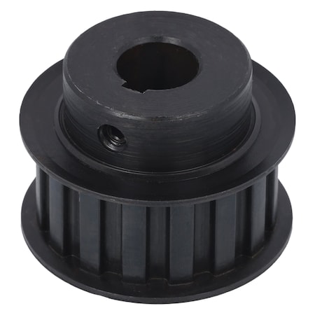 Zoro Select TimingPulley, BlackOxide, 17/16inDia 16LF075X5/8