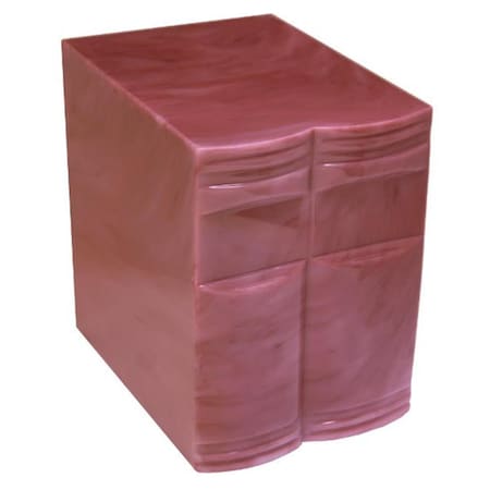 Fasttrack2Fitness Cultured Onyx Cremation Gemini Adult Urn, Burgundy FA2177884