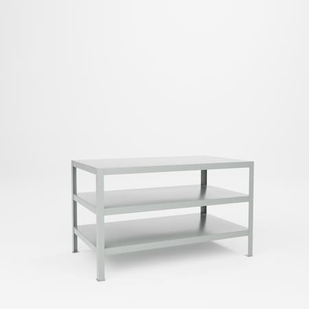 Pucel Extra Heavy Duty Tool Stand, 60 in W x 36 in H x 34 in D, Gray HS-3460-3