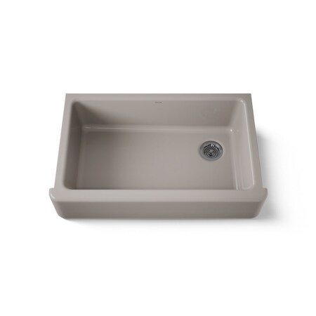 Kohler Whitehaven 35-3/4" undermount single-bowl farmhouse kitchen sink K-6489-TRF