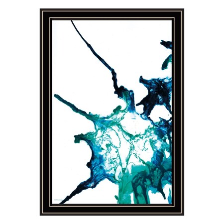 Homeroots Ocean Living Black Framed Print Wall Art 530156