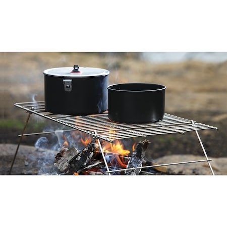 Coghlans 12'' W. x 24'' L. Nickel-Plated Metal Camp Grill 8775