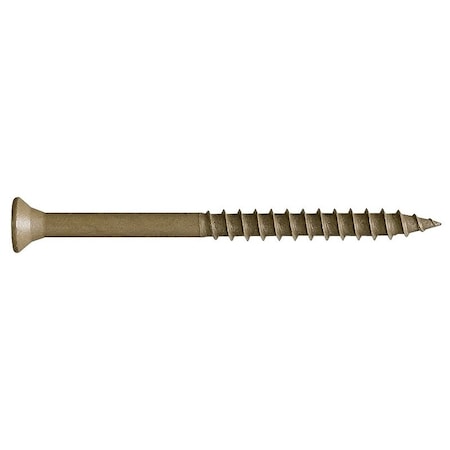 Camo Deck Screw, #10 x Steel, Flat Head, Torx Drive 356199