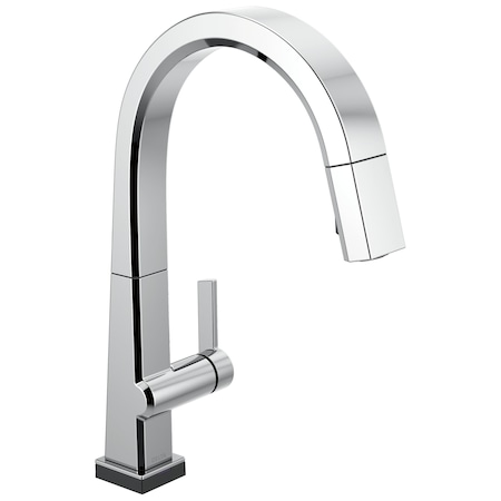 Delta Pivotal Single Handle Pull Down Kitchen Faucet with Touch2O Technology 9193T-DST