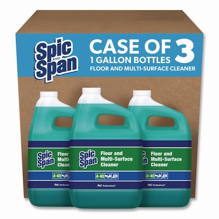 Spic And Span Liquid Floor Cleaner, 1 gal Bottle, PK3 02001