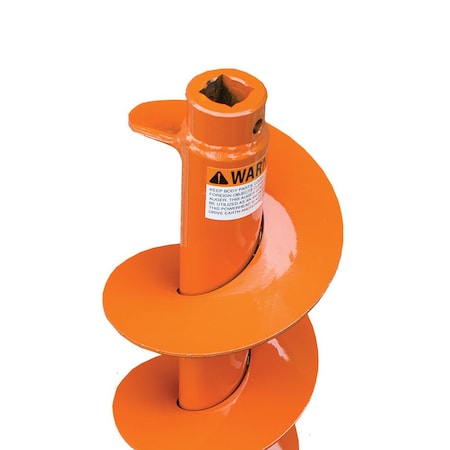 Brave Earth Auger Bit, 4 in. x 36 in., 7/8 in. Square BR10595