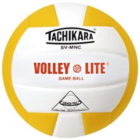 Tachikara Volley-Lite Volleyball - Gold-White SVMNC.GDW
