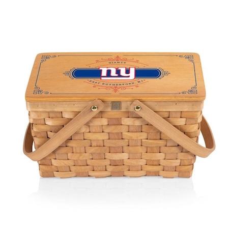 Picnic Time Family Of Brands New York Giants - Poppy Personal Picnic Basket, (Beige) 124-00-299-216-2