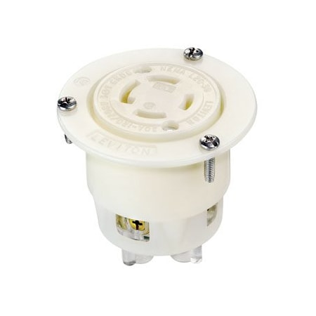 Leviton Industrial Grade Flanged Outlet 30 Amp, 347/600 Volt 3PY 2776