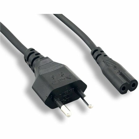 Monoprice POWER CORD - CEE 7/16 EUROPLUG TO IEC 60320 C7 NON-POLARIZED_ 18AW 32983