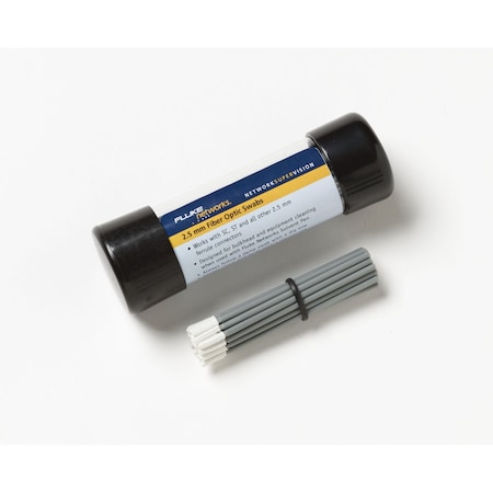 Fluke Networks Fiber Optic Cleaning Swabs, 2.5MM NFC-SWABS-2.5MM
