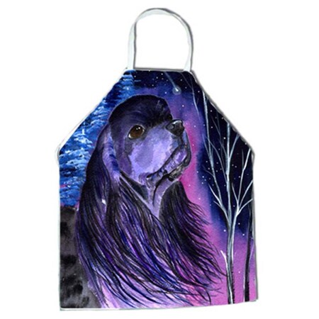 Carolines Treasures Starry Night Cocker Spaniel Apron - 27 x 31 in. SS8385APRON