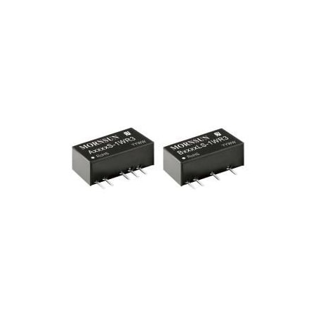 Mornsun 1W isolated DC/DC converter Fixed input voltage and unregulated dual/single output A0505S-1WR3
