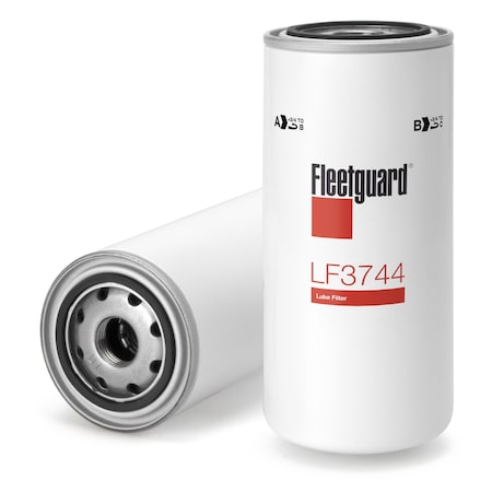 Fleetguard Oil Filter, 8.25 in L, Spin-On LF3744