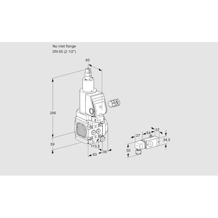 Honeywell Kromschroder VAS3-/65R/LWSR KS88006187