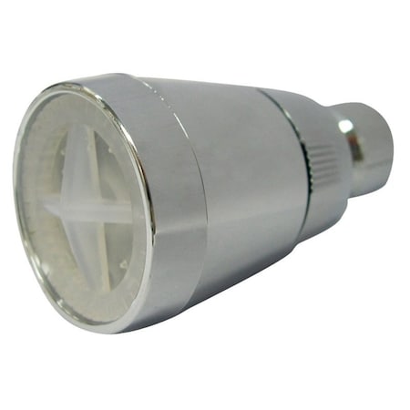 Boston Harbor Shower Head, Round, 1.8 gpm, 1/2-14 NSPM Connection, Threaded, ABS, 1-3/4 in Dia PP6881320