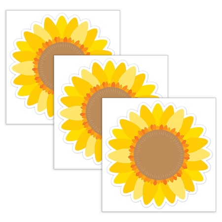 Creative Teaching Press Sunflower, 6'', Designer Cut-Outs, 36-Piece Set, 3PK 10594