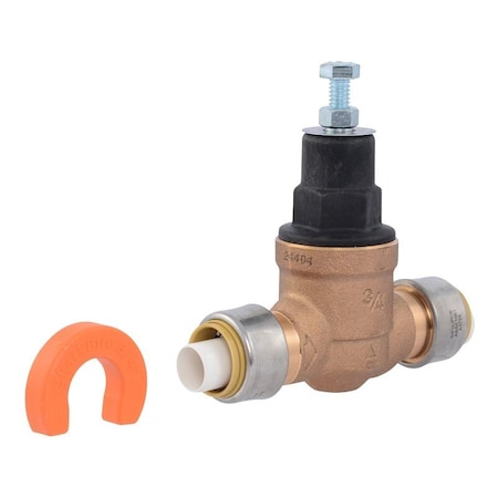 Sharkbite EB45 Series Pressure Regulating Valve, 3/4 in Connection, Pushfit, 10 to 70 psi Regulating PVA16P-DSB-60