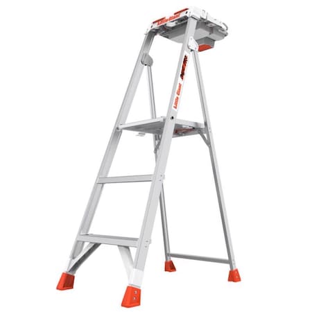Little Giant Pump Ladders 5 ft. H Aluminum Step Ladder Type IAA 375 lb. capacity 15165-002