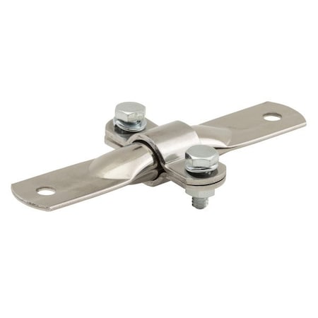 Grote Lighting Stainless Steel Extension Arms & Clamp Assemblies for Stack Mirrors, 6.7 x 2.9 x 0.4 in. 10073