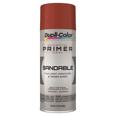 Vht Paint Primer Sandable Primer; For Use On Metal/ Wood and Fiberglass; Red Oxide Primer; 12 Ounce DAP1694