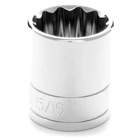 Performance Tool 1/2 In Dr. 12 Pt Socket 15/16 In Socket 12Pt 15/, W32530 W32530