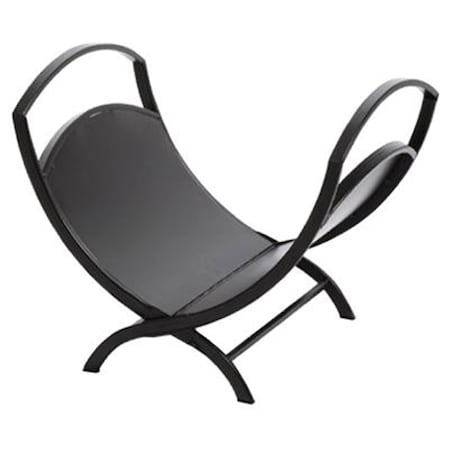 Panacea 15946 Black Fireplace Log Bin Powder Coated Steel 637163