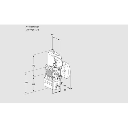 Honeywell Kromschroder VAD2-/40F/NW-50A KS88013895