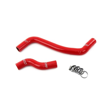Hps Performance High Temp Reinforced Silicone Radiator Coolant Hose Kit, Red, 57-2124-RED