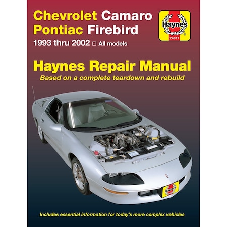 Haynes Manuals CHEV CAMARO /PONTIAC FIREBIRD/93-02 24017