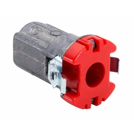 Topaz Cut-In Snap Lock BX Connector 3/8" Die Cast Zinc 130CSL
