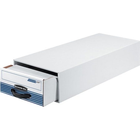 Bankers Box Stor/Drawer Plus File, 10-1/2"x6-1/2"x25-1/4", WE/BE, 12PK FEL00306