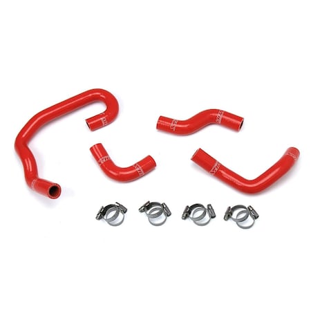 Hps Performance High Temp Reinforced Silicone Heater Coolant Hose Kit, Red,  57-1323H-RED