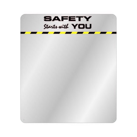 Se-Kure View 16'' X 19'' H ''Safety Starts With You'' Mirror DM902