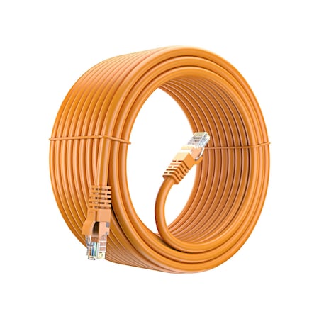 Maximm 50ft Cat6 Pure Copper UTP Ethernet Cable, Orange CAT6-50FTOrange