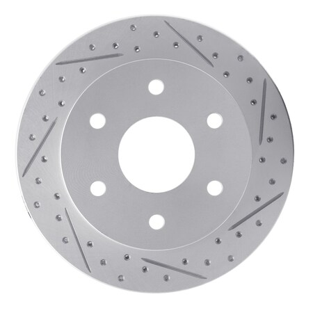 Dynamic Friction Co DFC Geoperformance Rotor - Drilled and Slotted 830-48008R