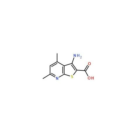 Ak Scientific 3-Amino-4, 6-dimethylthieno[2, 3-b]pyridine-2-carboxylic acid (100mg), CAS 58327-76-7 8634AB-100mg