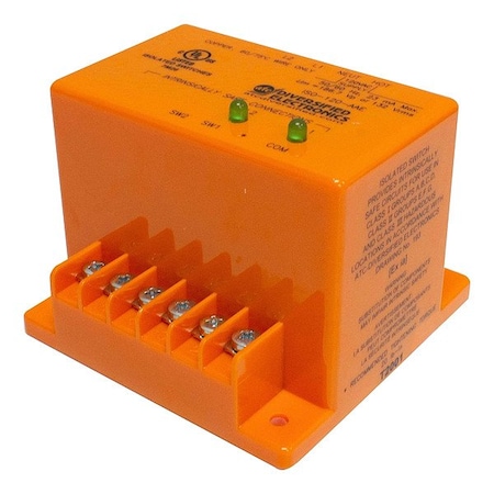 Atc Diversified Electronics Safety Monitoring Relay, 3 in H, 120V AC ISO120AAE