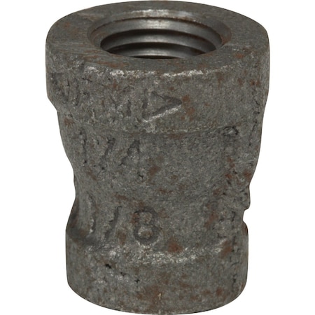 Anvil 1'' x 3/4'' Malleable Black Iron Reducing Coupling 8700134300